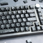 BỘ KEYCAP CARBON FIBER ĐẶC BLACK (CARBON + PC/CHERRY PROFILE/119 PHÍM)