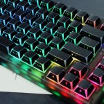 BỘ KEYCAP REFLECTION LIGHT SHADOW BLACK PBT + PC/CHERRY PROFILE/132 PHÍM)