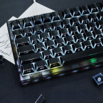 BỘ KEYCAP REFLECTION LIGHT SHADOW BLACK PBT + PC/CHERRY PROFILE/132 PHÍM)