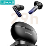 TAI NGHE KHÔNG DÂY USAMS ECHO E02 TWS ĐEN (BLUETOOTH V5.3/26H)