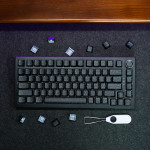 BỘ KEYCAP DARK ALIEN BLACK CONTOUR (PBT/OEM PROFILE/133 PHÍM)