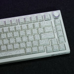 BỘ KEYCAP DARK ALIEN WHITE CONTOUR (PBT/OEM PROFILE/133 PHÍM)