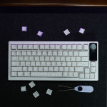 BỘ KEYCAP DARK ALIEN WHITE CONTOUR (PBT/OEM PROFILE/133 PHÍM)