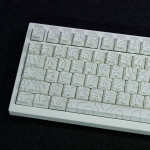 BỘ KEYCAP DARK ALIEN WHITE CONTOUR (PBT/OEM PROFILE/133 PHÍM)