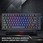 BÀN PHÍM CƠ EDRA EK375 V2 ALPHA LINEAR RED SWITCH
