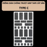 MIẾNG DÁN CHỐNG TRƯỢT GRIP TAPE CẮT SẴN TYPE C