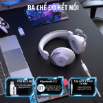 TAI NGHE ATTACK SHARK L50 PRO MULTI MODES WHITE