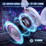 TAI NGHE ATTACK SHARK L50 PRO MULTI MODES WHITE