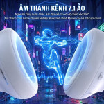 TAI NGHE ATTACK SHARK L50 PRO MULTI MODES WHITE