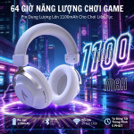 TAI NGHE ATTACK SHARK L50 PRO MULTI MODES WHITE
