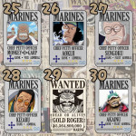 LÓT CHUỘT POSTER TRUY NÃ ONE PIECE SIZE 20X30 DÀY 3MM