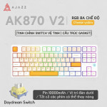 BÀN PHÍM CƠ AJAZZ AK870 V2 MULTI MODES TFT SCREEN DIY