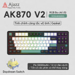 BÀN PHÍM CƠ AJAZZ AK870 V2 MULTI MODES TFT SCREEN DIY