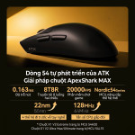 CHUỘT ATK X1 V2 ULTRA MAX MULTI MODES (PAW3395 ULTRA/55G)