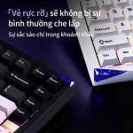 BÀN PHÍM CƠ AKKO GEM01 VIA NHÔM CNC MULTI MODES