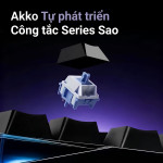BÀN PHÍM CƠ AKKO GEM01 VIA NHÔM CNC MULTI MODES