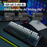 BÀN PHÍM CƠ SOREX SK99W MULTI MODES MILKY YELLOW PRO SWITCH