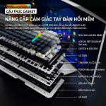 BÀN PHÍM CƠ SOREX SK99W MULTI MODES MILKY YELLOW PRO SWITCH