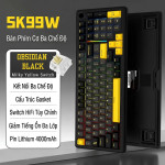 BÀN PHÍM CƠ SOREX SK99W MULTI MODES MILKY YELLOW PRO SWITCH
