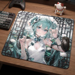 LÓT CHUỘT HATSUNE MIKU SIZE 35X30 DÀY 3MM