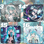 LÓT CHUỘT HATSUNE MIKU SIZE 35X30 DÀY 3MM