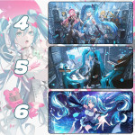 LÓT CHUỘT HATSUNE MIKU CỠ LỚN SIZE 120X60 DÀY 3MM