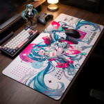 LÓT CHUỘT HATSUNE MIKU CỠ LỚN SIZE 120X60 DÀY 3MM