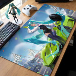 LÓT CHUỘT HATSUNE MIKU CỠ LỚN SIZE 120X60 DÀY 3MM