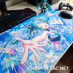 LÓT CHUỘT HATSUNE MIKU CỠ LỚN SIZE 120X60 DÀY 3MM