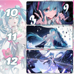 LÓT CHUỘT HATSUNE MIKU CỠ LỚN SIZE 120X60 DÀY 3MM