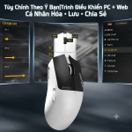 CHUỘT ATTACK SHARK X11 PRO V2 DOCK TFT (PAW3315/66G)