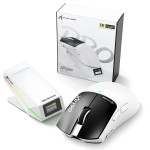 CHUỘT ATTACK SHARK X11 PRO V2 DOCK TFT (PAW3315/66G)