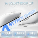 CHUỘT ATTACK SHARK X11 PRO V2 DOCK TFT (PAW3315/66G)