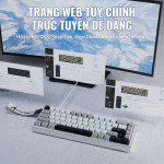 BÀN PHÍM CƠ ATTACK SHARK X68HE MAX 8K CNC MAGNETIC AMBER SWITCH