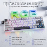 BÀN PHÍM CƠ ATTACK SHARK X68HE MAX 8K CNC MAGNETIC AMBER SWITCH