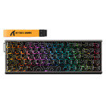 BÀN PHÍM CƠ ATTACK SHARK X68HE MAX 8K CNC MAGNETIC AMBER SWITCH