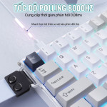 BÀN PHÍM CƠ ATTACK SHARK X68HE MAX 8K CNC MAGNETIC AMBER SWITCH