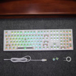KIT BÀN PHÍM CƠ LEAVEN K108W MULTI MODES POM GREEN SWITCH