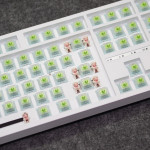 KIT BÀN PHÍM CƠ LEAVEN K108W MULTI MODES POM GREEN SWITCH