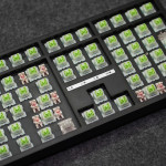 KIT BÀN PHÍM CƠ LEAVEN K108W MULTI MODES POM GREEN SWITCH
