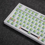 KIT BÀN PHÍM CƠ LEAVEN K108W MULTI MODES POM GREEN SWITCH