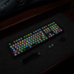 KIT BÀN PHÍM CƠ LEAVEN K108W MULTI MODES POM GREEN SWITCH