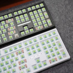 KIT BÀN PHÍM CƠ LEAVEN K108W MULTI MODES POM GREEN SWITCH