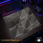 LÓT CHUỘT KÍNH CƯỜNG LỰC 3D SPECTRA GAMING SIZE 45X40 DÀY 3MM