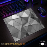 LÓT CHUỘT KÍNH CƯỜNG LỰC 3D SPECTRA GAMING SIZE 45X40 DÀY 3MM