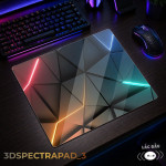 LÓT CHUỘT KÍNH CƯỜNG LỰC 3D SPECTRA GAMING SIZE 45X40 DÀY 3MM