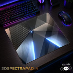 LÓT CHUỘT KÍNH CƯỜNG LỰC 3D SPECTRA GAMING SIZE 45X40 DÀY 3MM