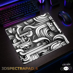LÓT CHUỘT KÍNH CƯỜNG LỰC 3D SPECTRA GAMING SIZE 45X40 DÀY 3MM