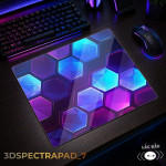 LÓT CHUỘT KÍNH CƯỜNG LỰC 3D SPECTRA GAMING SIZE 45X40 DÀY 3MM