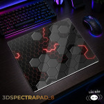 LÓT CHUỘT KÍNH CƯỜNG LỰC 3D SPECTRA GAMING SIZE 45X40 DÀY 3MM
